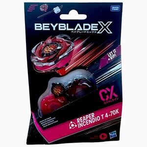 Beyblade X Reaper Incendio T4-70K‎ Hells Reaper Official Hasbro Takara Tomy New